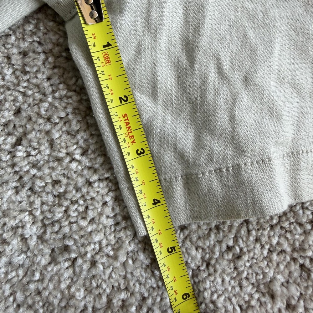 Y2K Faded Glory Chino Shorts Womens 4 Beige Denim Stretch 5 Pocket Summer Casual - Picture 9 of 11